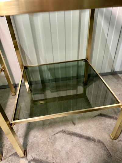 Pair of Guy LEFÈVRE side tables, 1970s