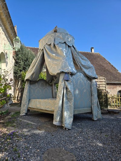 Lit à La Polonaise Avec Dais à Dôme, époque Louis XVI 
