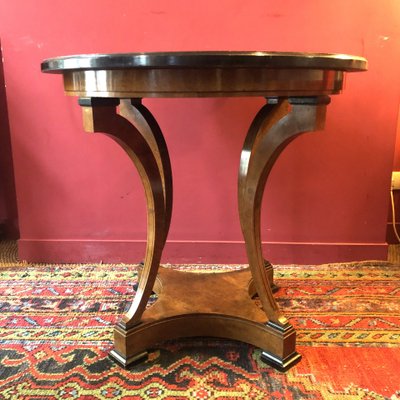 Early 19th century pedestal table attributed to J.J. Chapuis