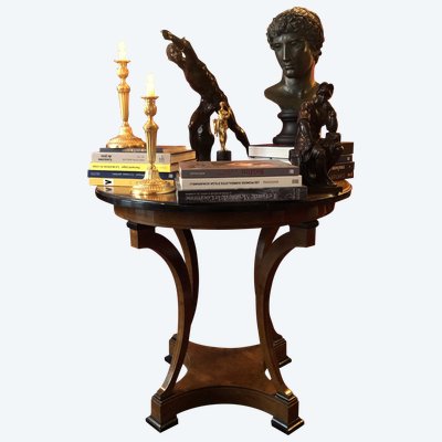 Early 19th century pedestal table attributed to J.J. Chapuis