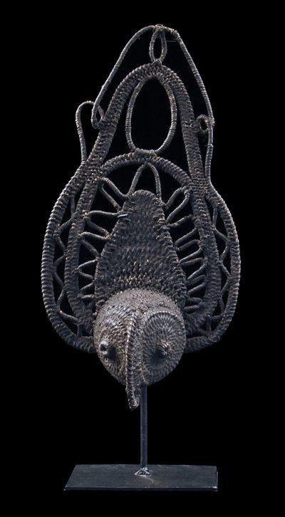 Maschera di yam, arte tribale, arte dell'Oceania, cesteria, Papua Nuova Guinea, arte dell'Oceania