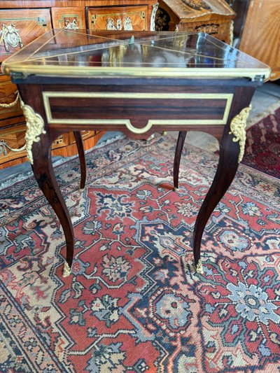 19TH CENTURY GAMBLING TABLE FROM THE HOUSE OF LAMPRE IN PARIS