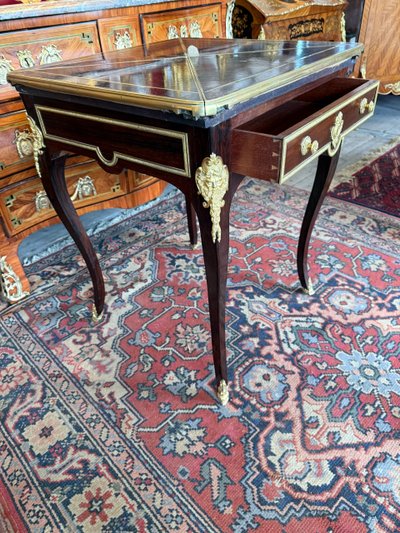 19TH CENTURY GAMBLING TABLE FROM THE HOUSE OF LAMPRE IN PARIS