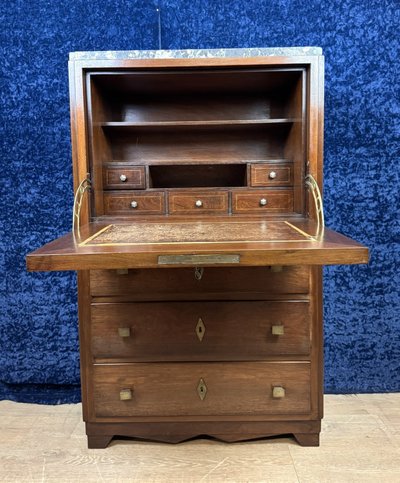 Art Deco mahogany writing desk circa 1920-1930