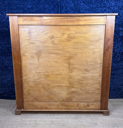 Nice Empire style gun cabinet in cherry wood circa 1900