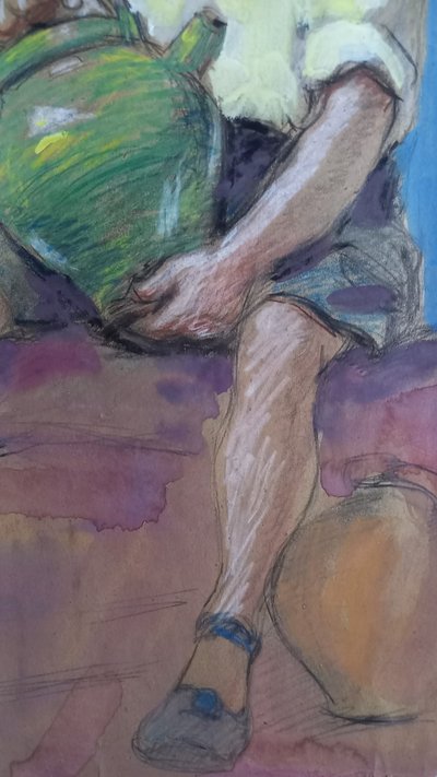 dessin Yvonne Brudo XIX/XX