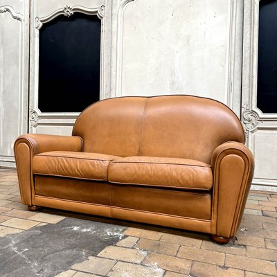 Ensemble club en cuir ancien