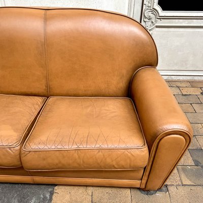 Ensemble club en cuir ancien