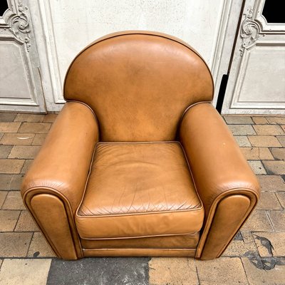 Ensemble club en cuir ancien