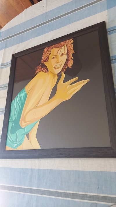 Ritratto di donna in stile pop art