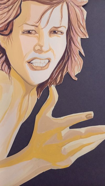 Ritratto di donna in stile pop art