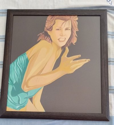 Ritratto di donna in stile pop art