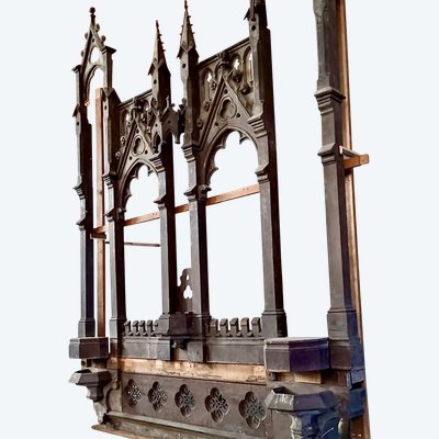 Orgue ancien en chêne