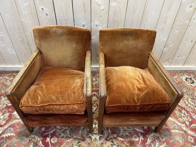 Pair of shepherdesses Art Deco era
