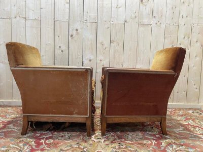 Pair of shepherdesses Art Deco era