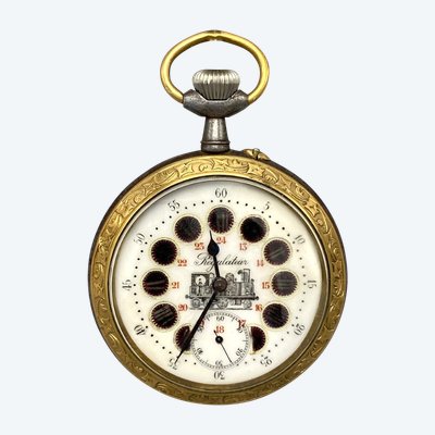 Montre De Poche « Régulateur De Chemin De Fer » France, Début XXème Siècle