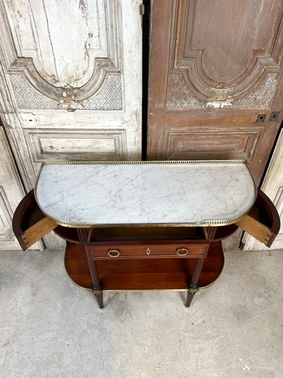 Console de style Louis XVI en acajou 20e siècle