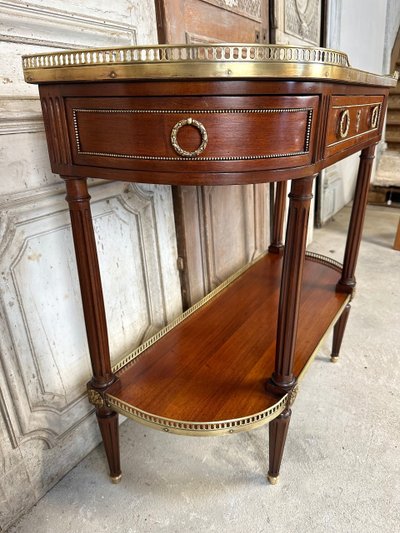 Console de style Louis XVI en acajou 20e siècle