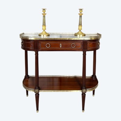 Console de style Louis XVI en acajou 20e siècle