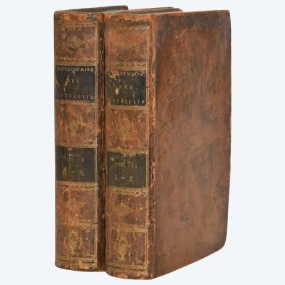 Livres "Dictionnaire des Antiquités Romaines" 2 Tomes, daté 1765