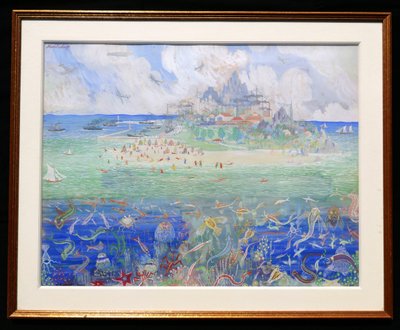 Alexis KALAEFF,  L'île (Composition surréaliste)
