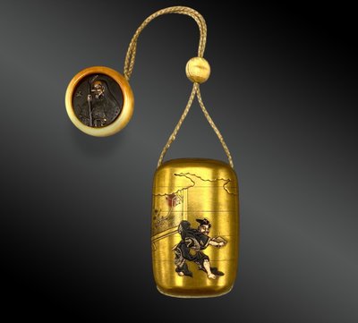 INRŌ signiert Shokasai und Shibayama - Japan - Edo-Zeit (1603-1868) oder sogar frühe Meiji-Periode (1868-1912).
