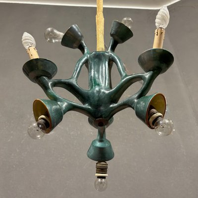 Lampadario Ceramica Vietri anni '70