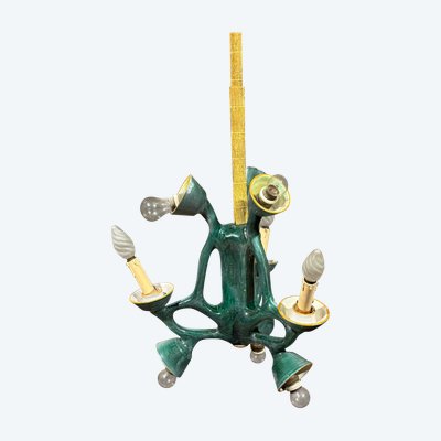 Lampadario Ceramica Vietri anni '70