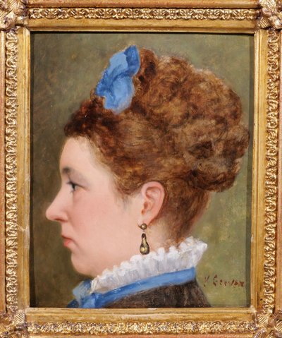 Henri GERVEX 1852-1929 Frauenporträt, Gemälde, um 1880-90