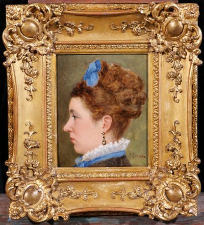 Henri GERVEX 1852-1929 Frauenporträt, Gemälde, um 1880-90