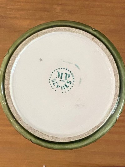 Paul MILET (1870-1950) - Vase à long col en céramique émaillée - ART NOUVEAU - SEVRES