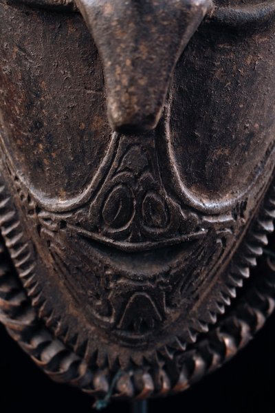 Maschera dell'antenato, arte tribale, arte dell'Oceania, Papua Nuova Guinea, scultura, laghi Murik