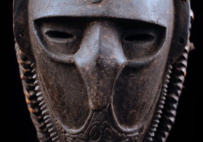 Maschera dell'antenato, arte tribale, arte dell'Oceania, Papua Nuova Guinea, scultura, laghi Murik