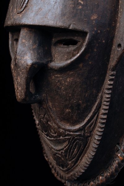 Maschera dell'antenato, arte tribale, arte dell'Oceania, Papua Nuova Guinea, scultura, laghi Murik