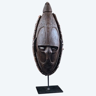 Maschera dell'antenato, arte tribale, arte dell'Oceania, Papua Nuova Guinea, scultura, laghi Murik
