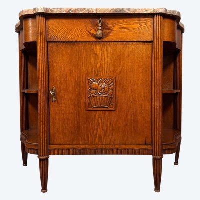 In the style of Dufresne: attractive Art Nouveau oak sideboard circa 1900