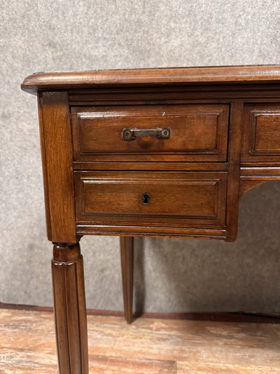 Magnifica scrivania in mogano Art Déco del 1930 circa