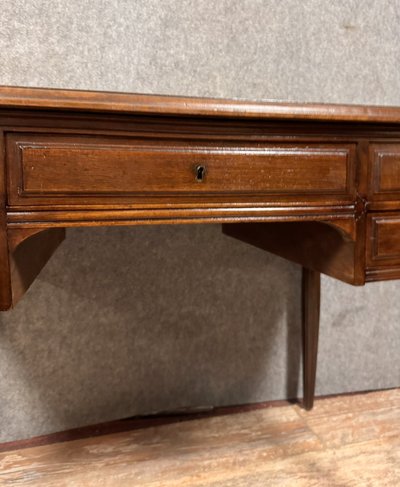 Magnifica scrivania in mogano Art Déco del 1930 circa