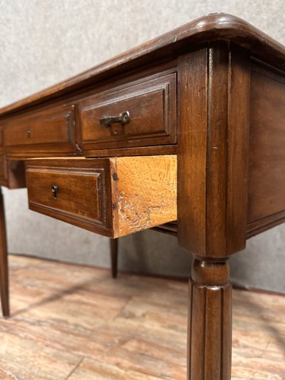 Magnifica scrivania in mogano Art Déco del 1930 circa