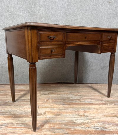 Magnifica scrivania in mogano Art Déco del 1930 circa