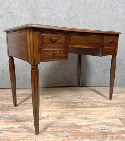 Magnifica scrivania in mogano Art Déco del 1930 circa