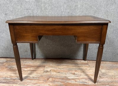 Magnifica scrivania in mogano Art Déco del 1930 circa