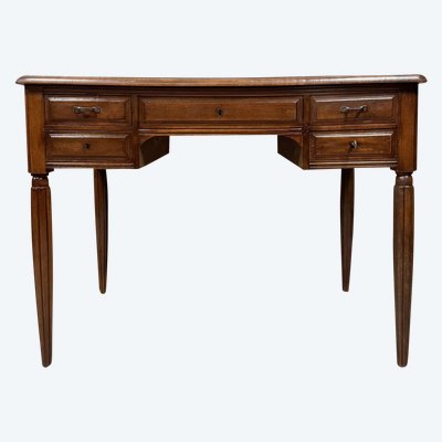 Magnifica scrivania in mogano Art Déco del 1930 circa