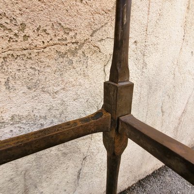 Grande letto in acciaio con serpenti, inizio XIX secolo