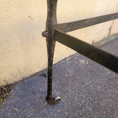 Letto in ferro dipinto, Genova, inizio XIX secolo