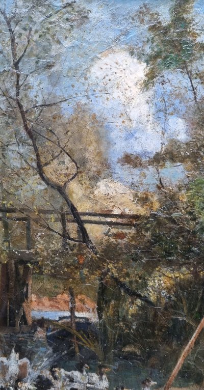 Ecole française du XIXe siècle - Le peintre de plein air