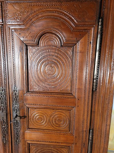Armoire De Sacristie En Chêne
