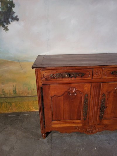 Credenza bassa Luigi XV in ciliegio
