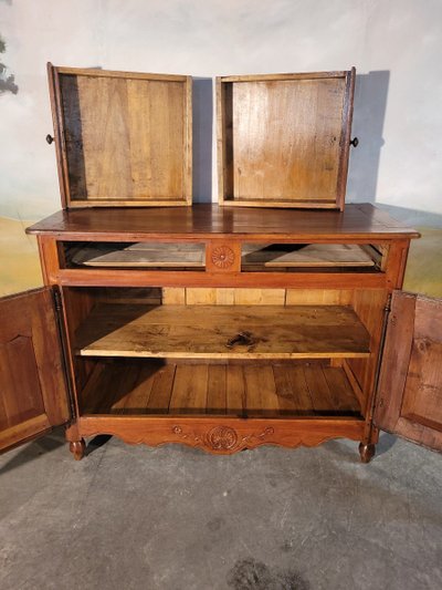 Credenza bassa Luigi XV in ciliegio