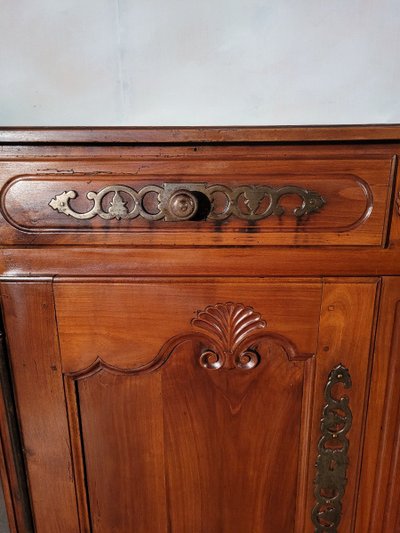 Credenza bassa Luigi XV in ciliegio